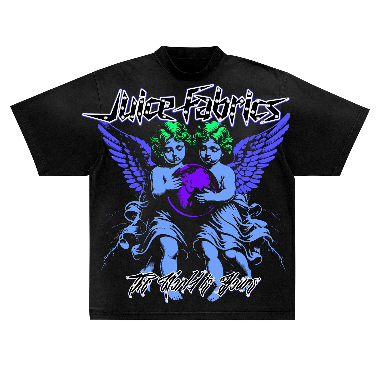 JUICE FABRICS WORLD IS YOURS T-SHIRT