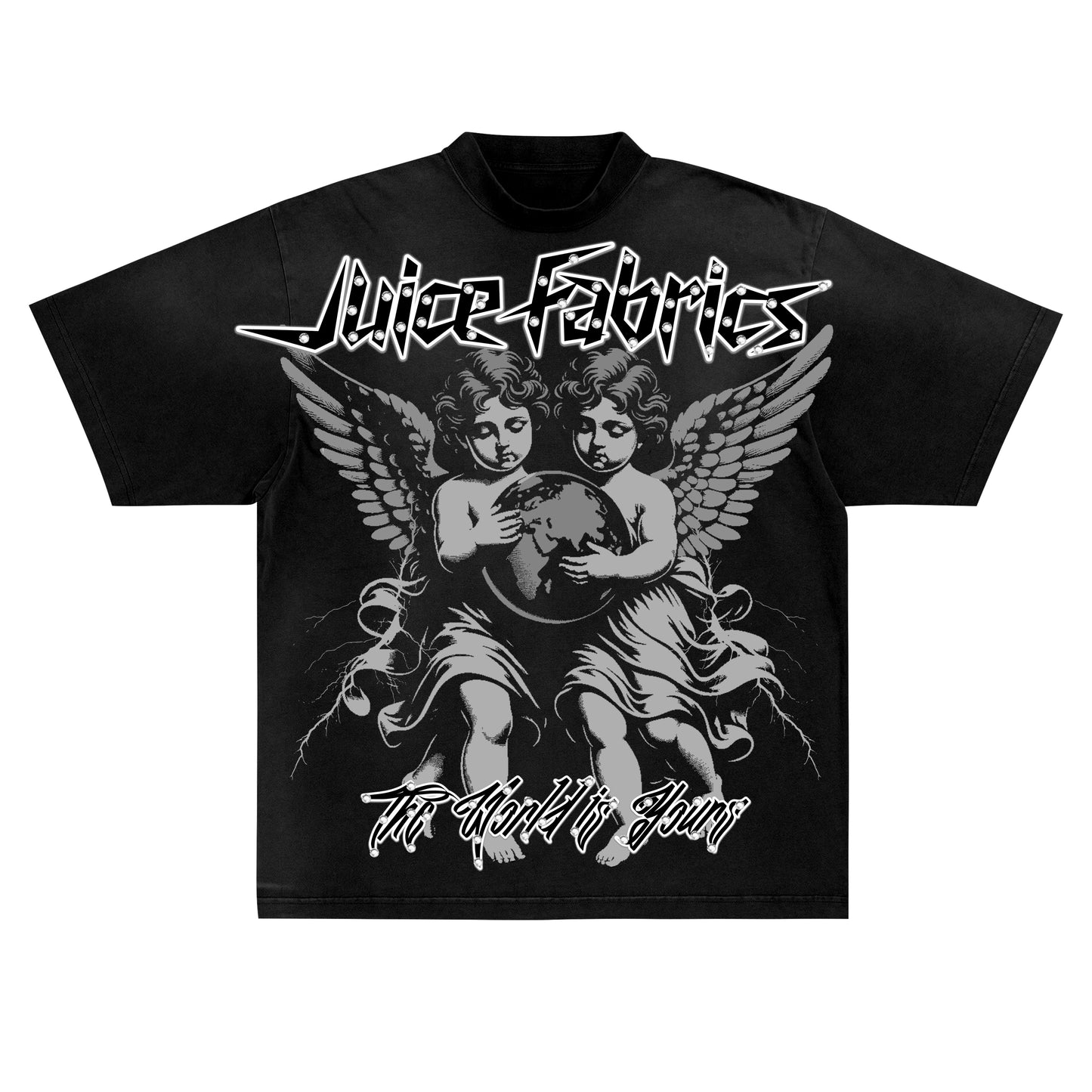 JUICE FABRICS WORLD IS YOURS T-SHIRT