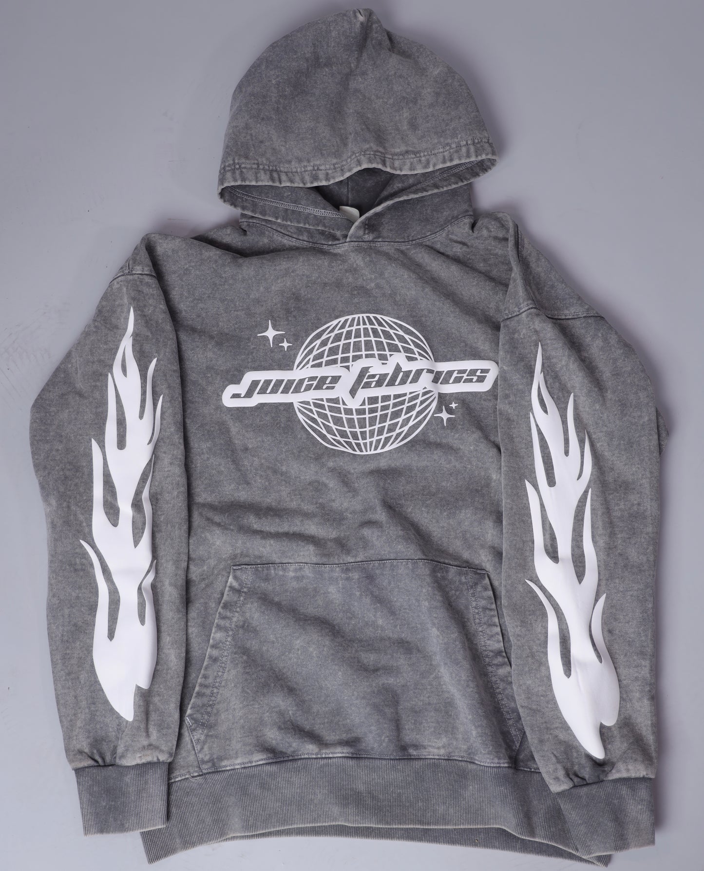 GREY JUICE FABRICS HOODIE
