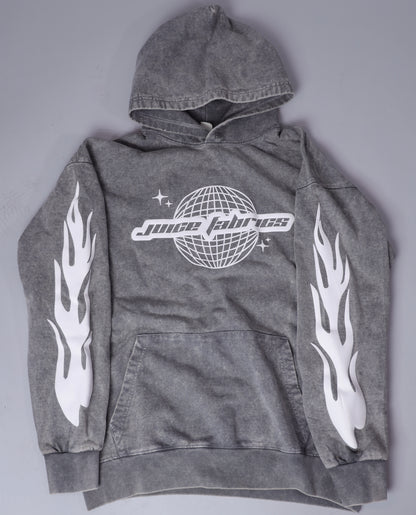 GREY JUICE FABRICS HOODIE
