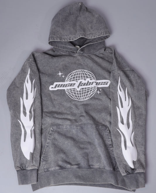 GREY JUICE FABRICS HOODIE