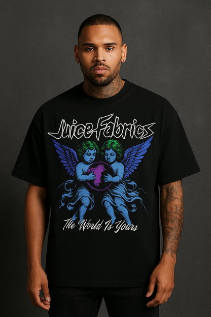 JUICE FABRICS WORLD IS YOURS T-SHIRT