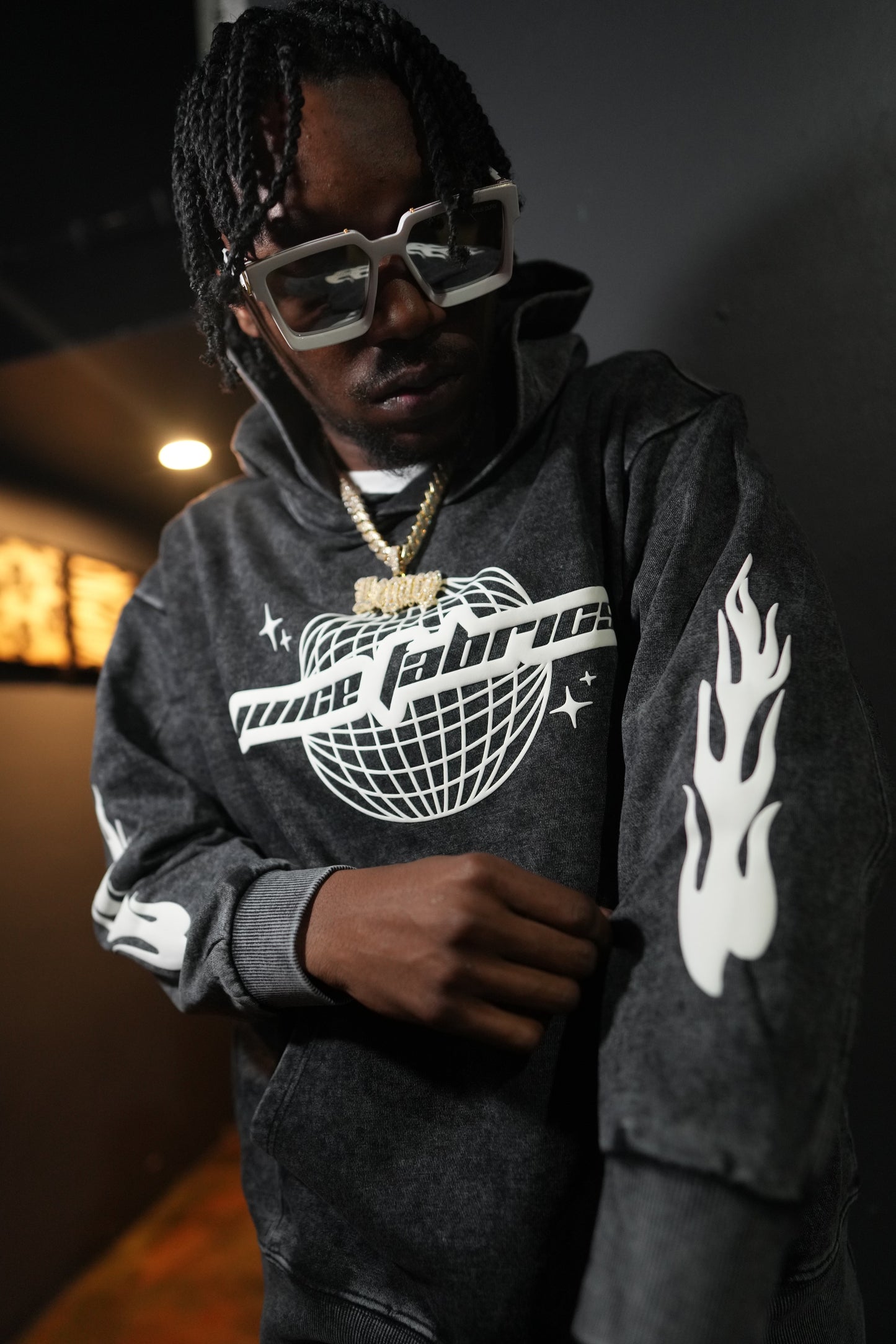 BLACK JUICE FABRICS HOODIE