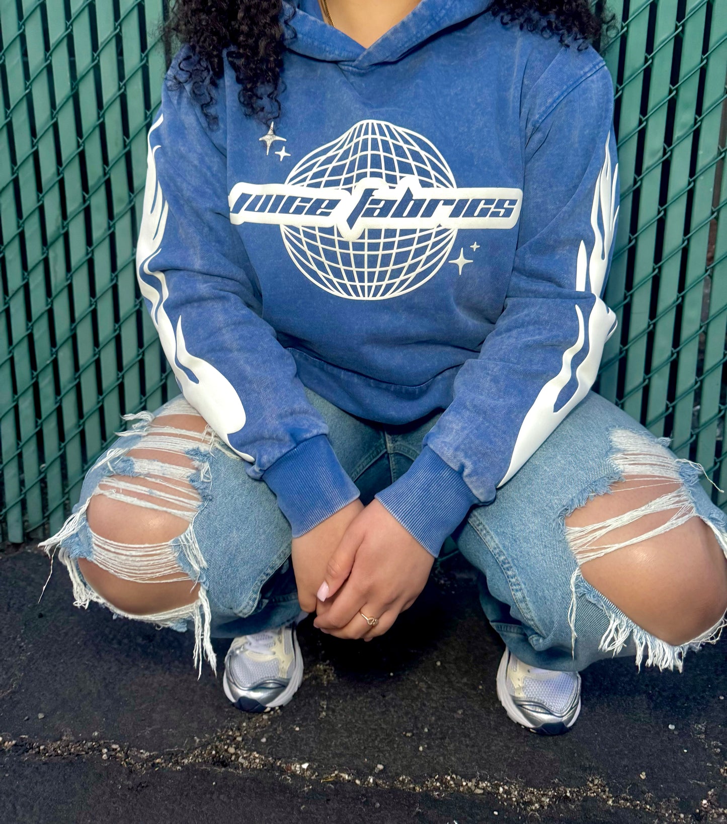 BLUE JUICE FABRICS HOODIE