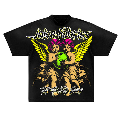 JUICE FABRICS WORLD IS YOURS T SHIRT